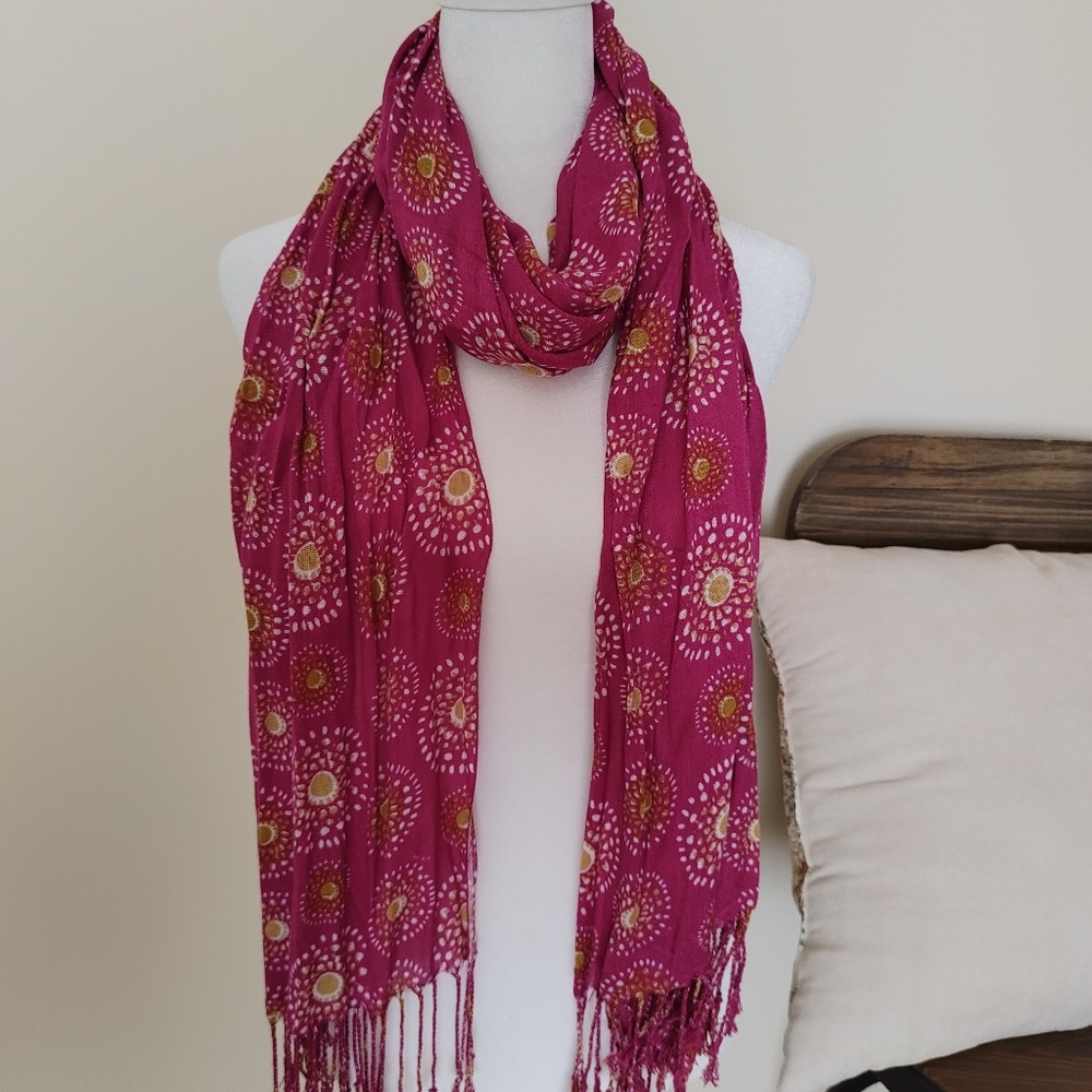 Beautiful Fuchsia Scarf